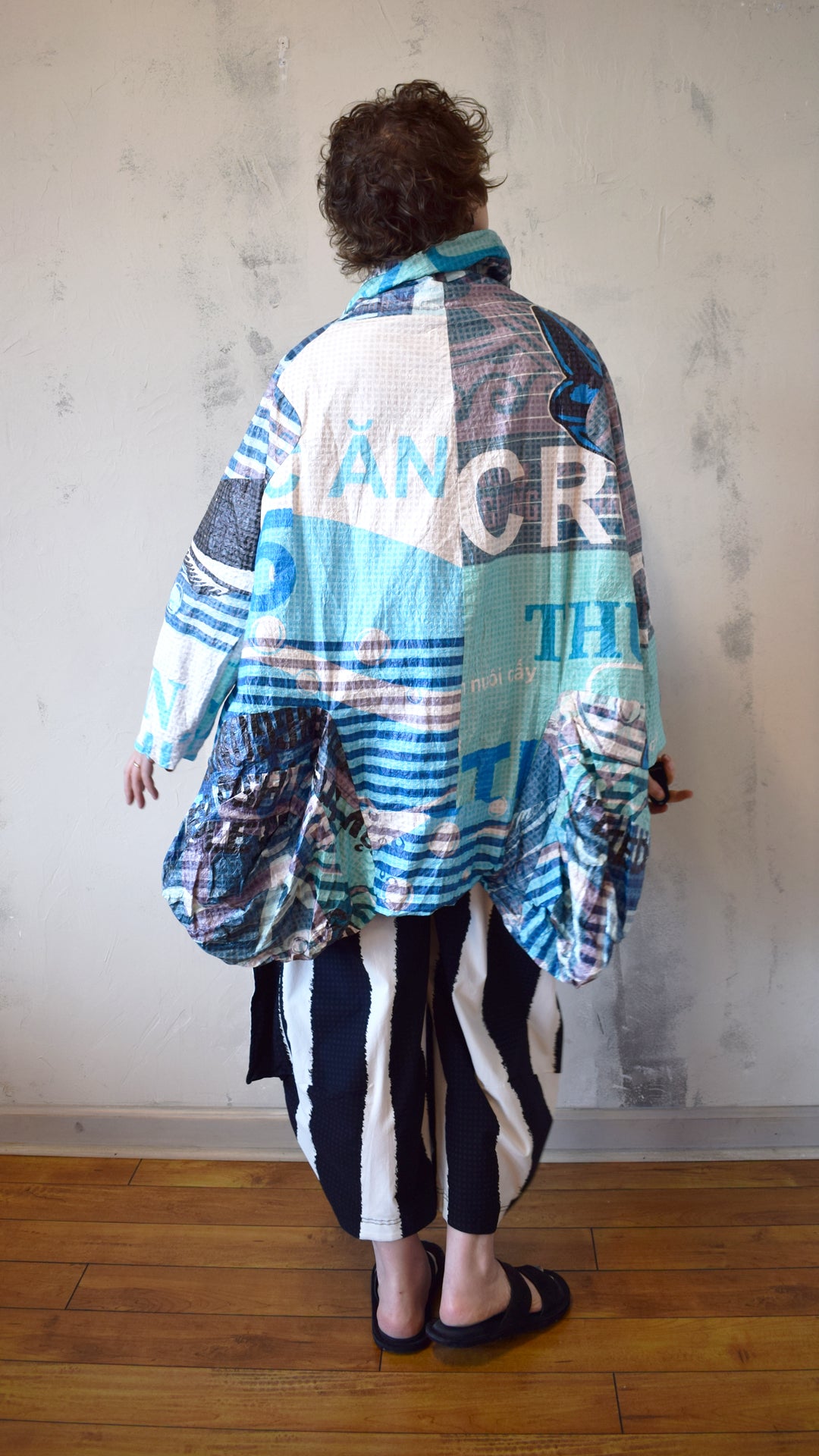 Teal Tyvek Jacket