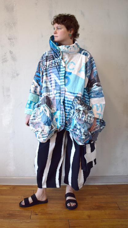 Teal Tyvek Jacket