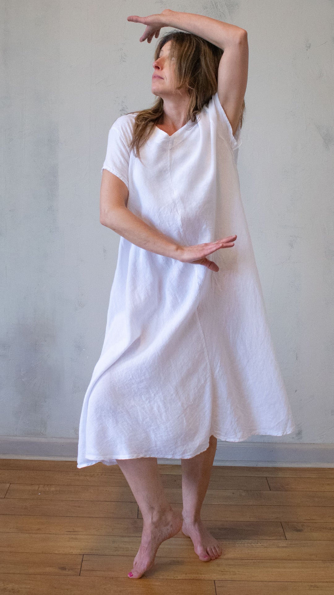 V-Neck Bias Dress (Multiple Colors)