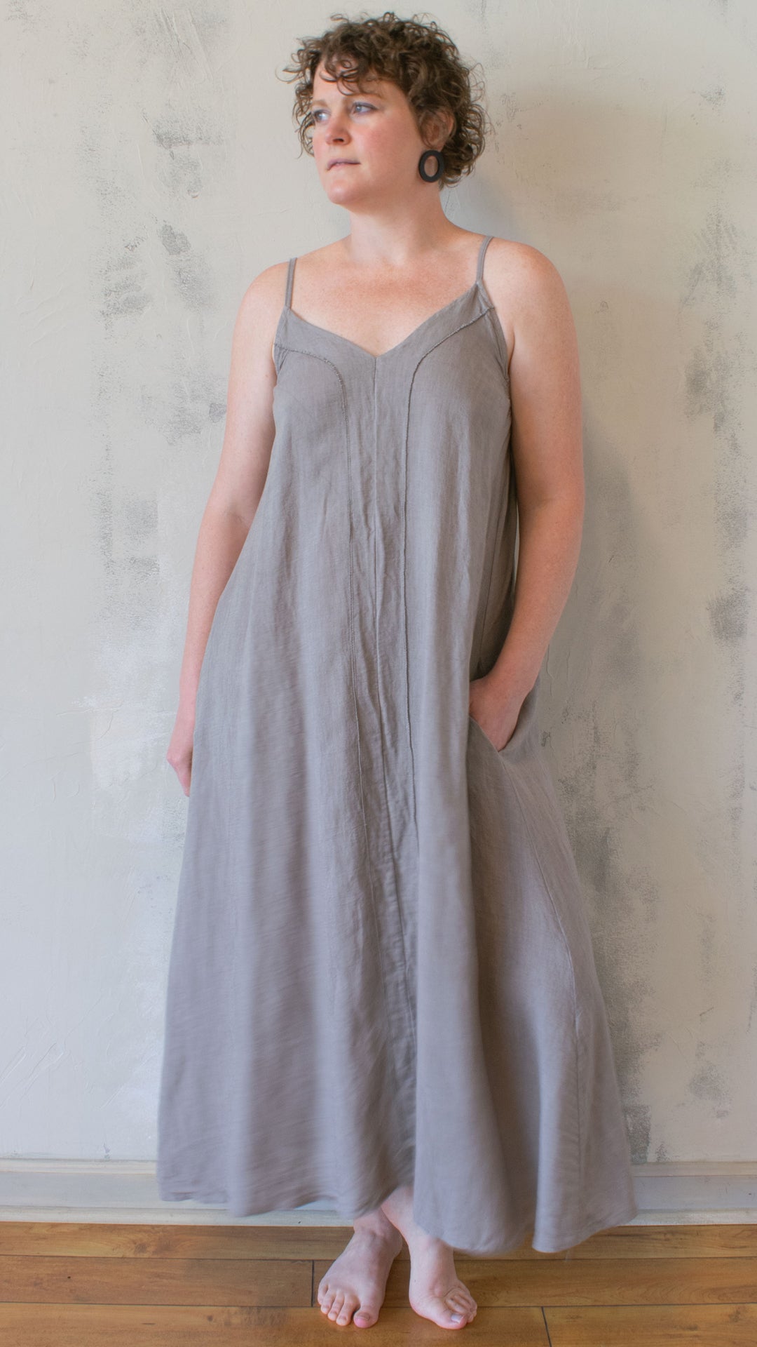 Strappy V-Neck A-Line