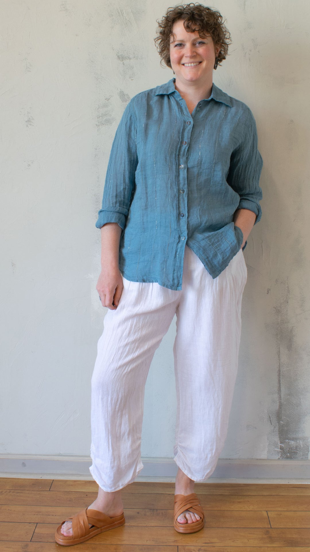 Camicia Vale in Azzurro