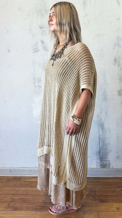 Long Mesh Sweater (Multiple Colors)