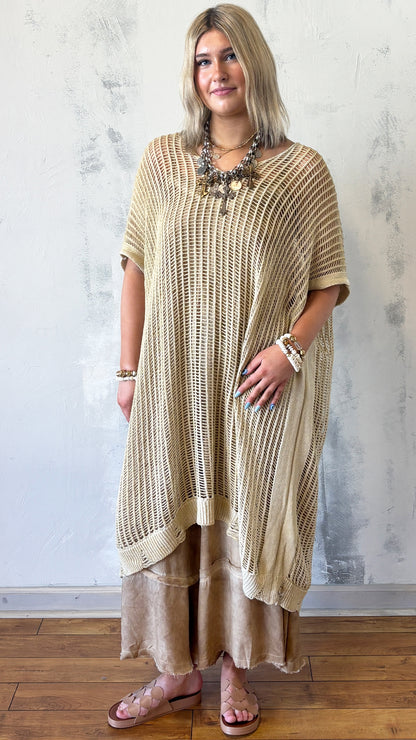 Long Mesh Sweater (Multiple Colors)