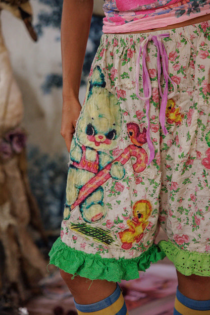 Patchwork Fernie Shorts in Emma Rose