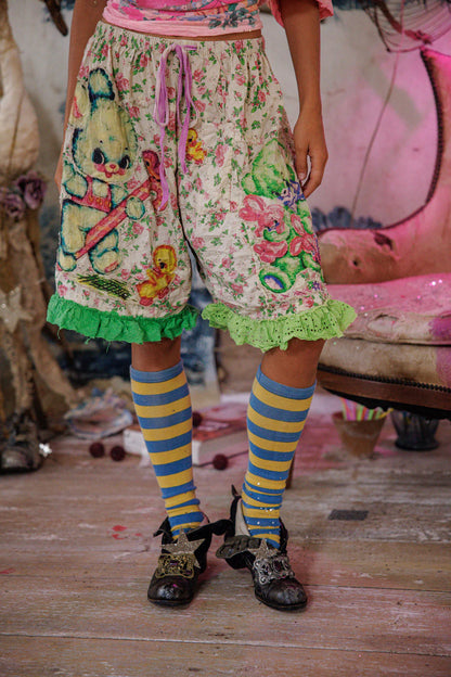 Patchwork Fernie Shorts in Emma Rose