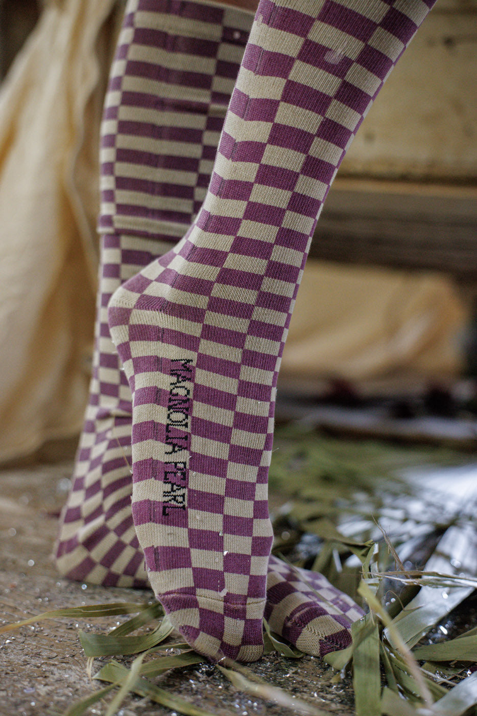 Checkered OTK Socks in Bishop