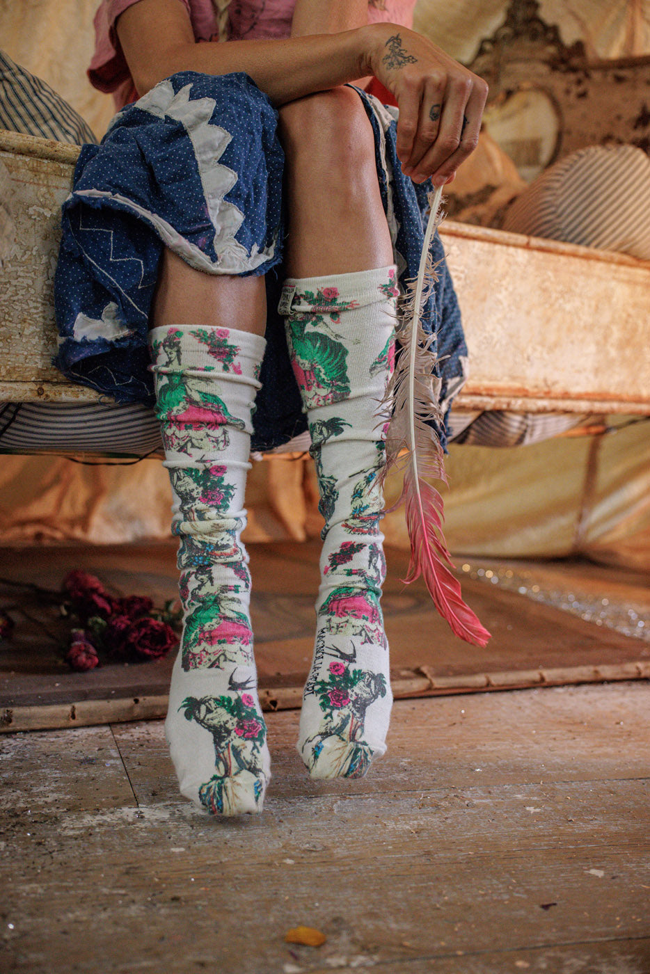 La Dame Verte OTK Soks in Marquise