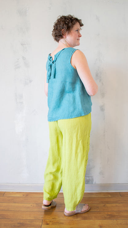 Tie Back Sleeveless Top (Multiple Colors)