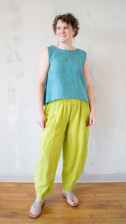 Tie Back Sleeveless Top (Multiple Colors)