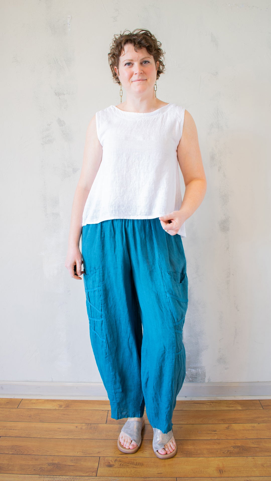 Tie Back Sleeveless Top (Multiple Colors)