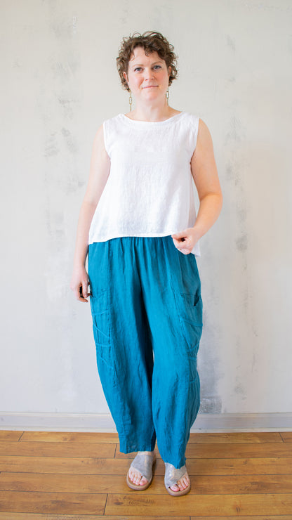 Tie Back Sleeveless Top (Multiple Colors)