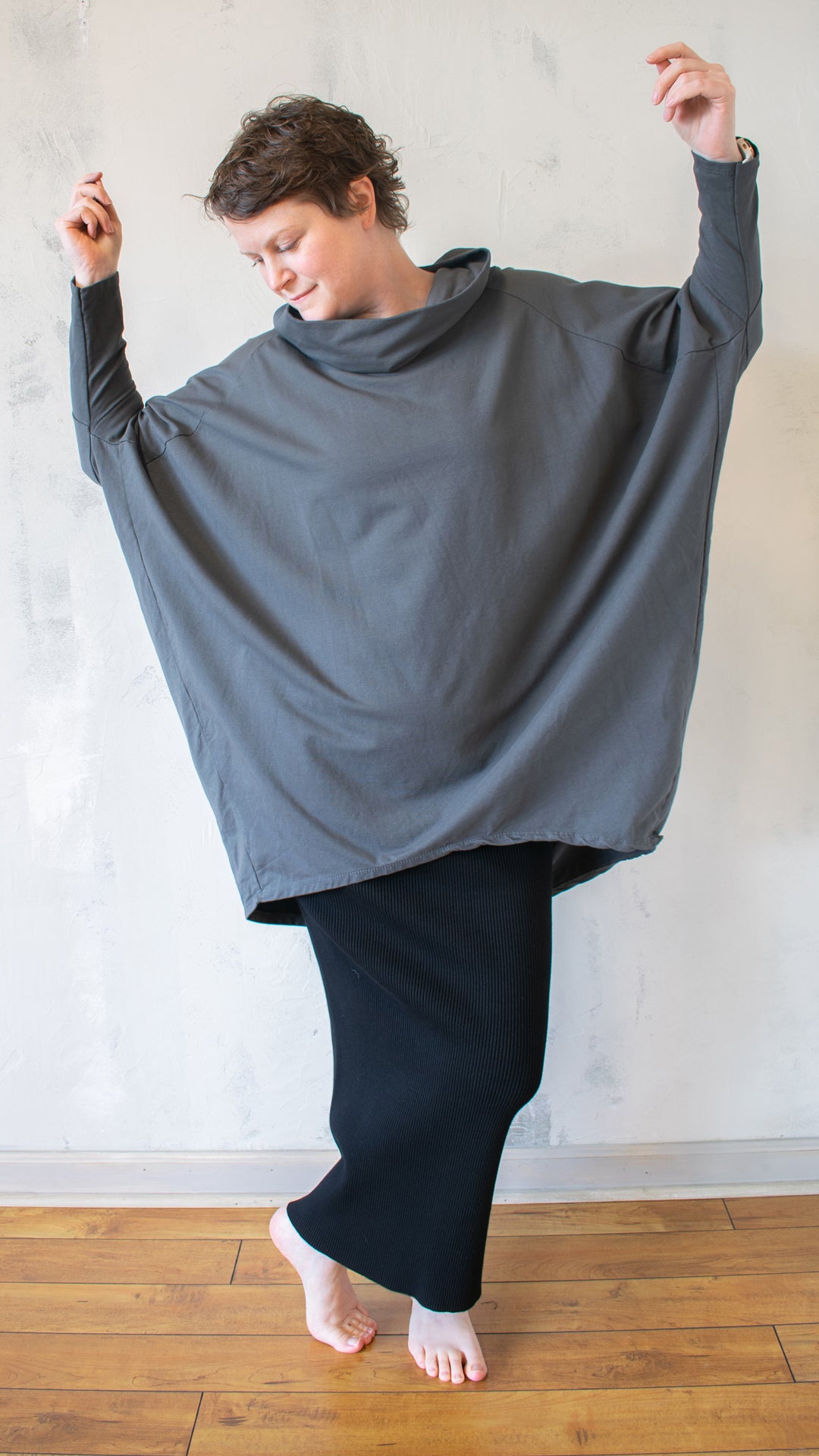 Cowl Neck Big Top (Multiple Colors)