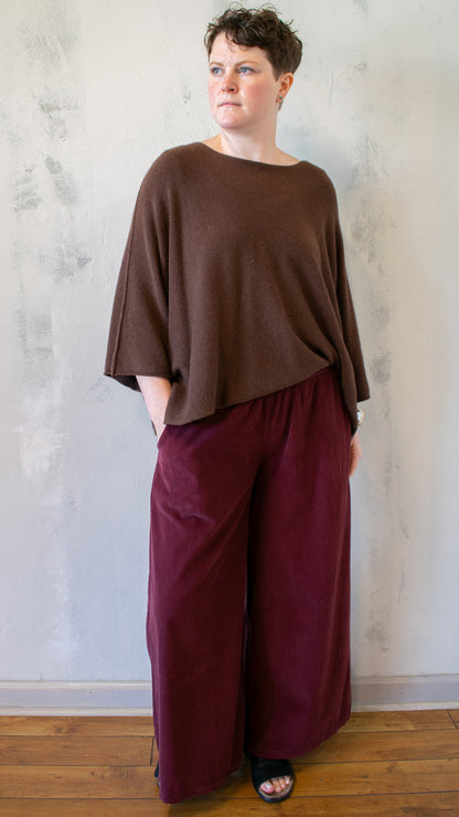 Corduroy Wide Leg Pant (Multiple colors)