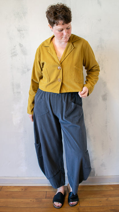 Corduroy Crop Jacket (Multiple colors)