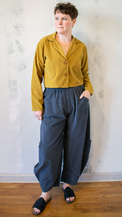 Corduroy Crop Jacket (Multiple colors)