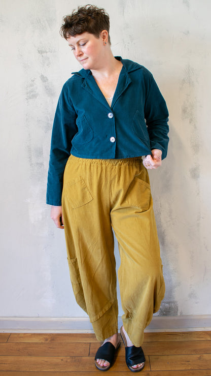 Corduroy Crop Jacket (Multiple colors)