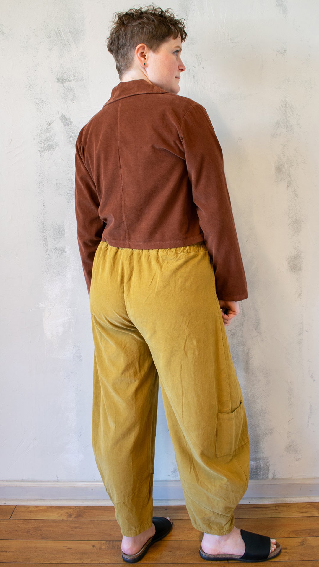 Corduroy Crop Jacket (Multiple colors)