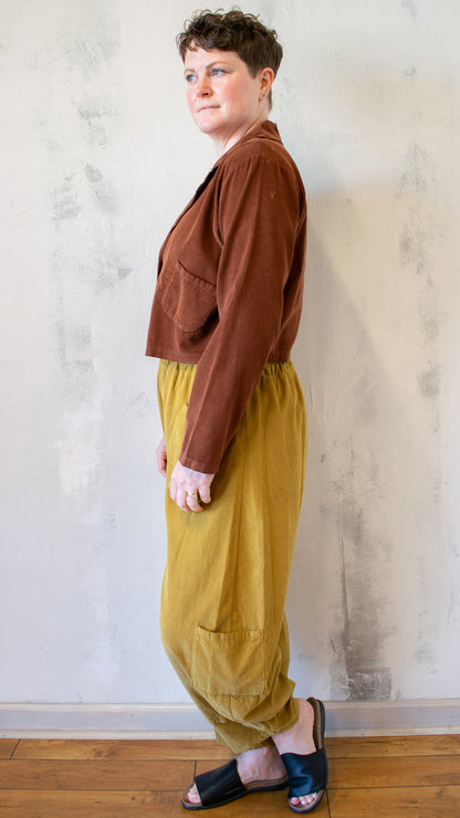 Corduroy Crop Jacket (Multiple colors)