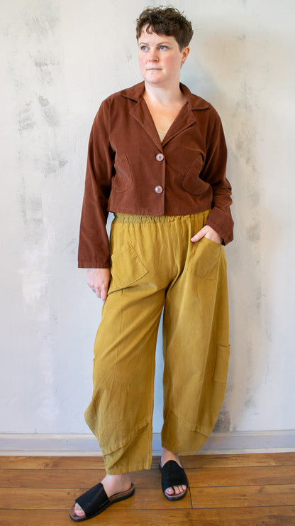 Corduroy Crop Jacket (Multiple colors)