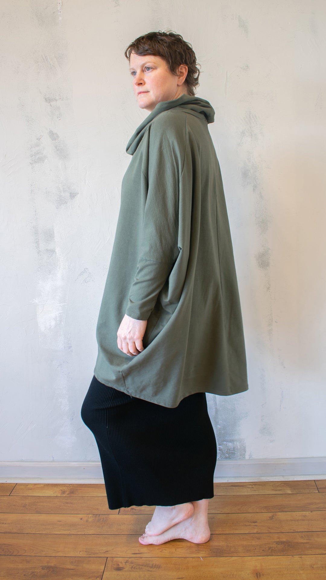 Cowl Neck Big Top (Multiple Colors)