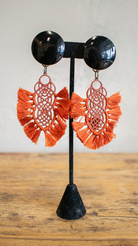 Fringey Drop Clip Ons