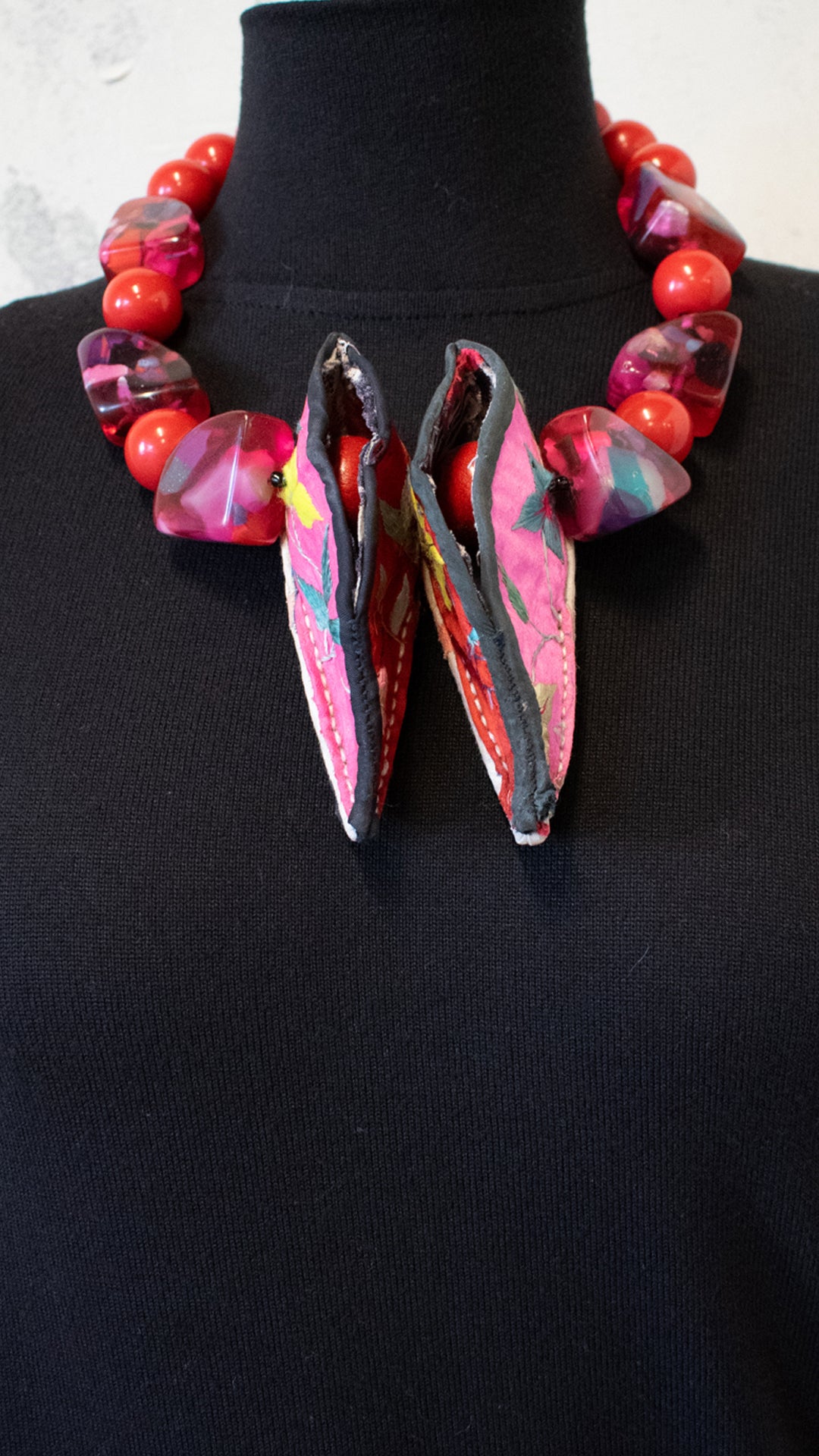 Antique Slippers Necklace