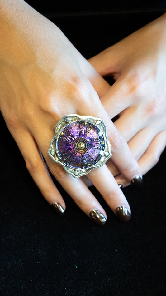 Czech Glass Ring
