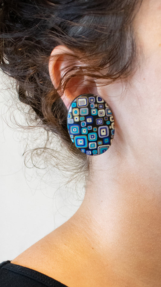Contemporary Resin Clip Ons
