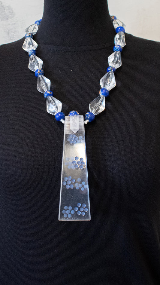 Lucite Umbrella Handle Necklace