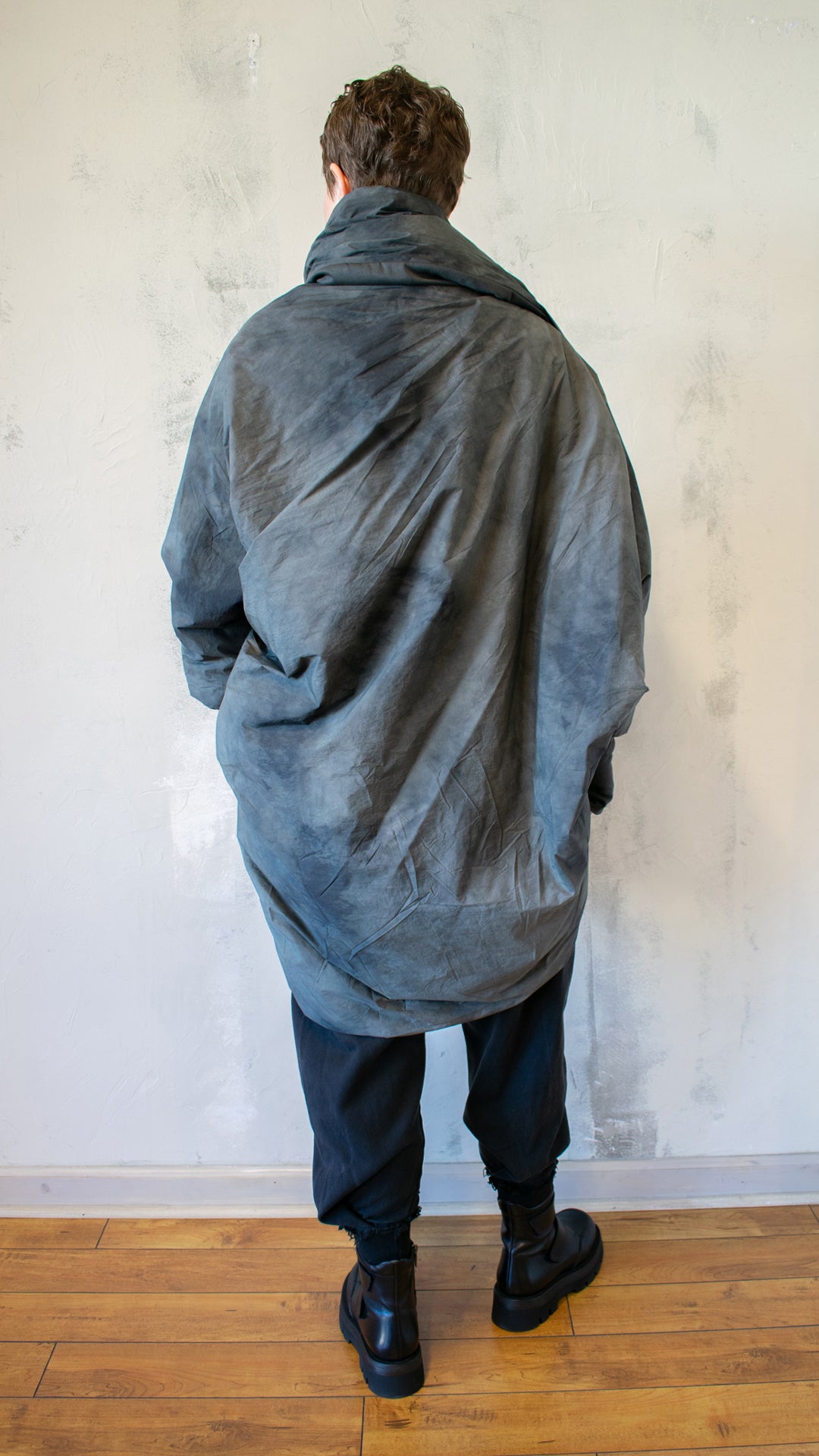 Piumino Midi in Emerald Grey