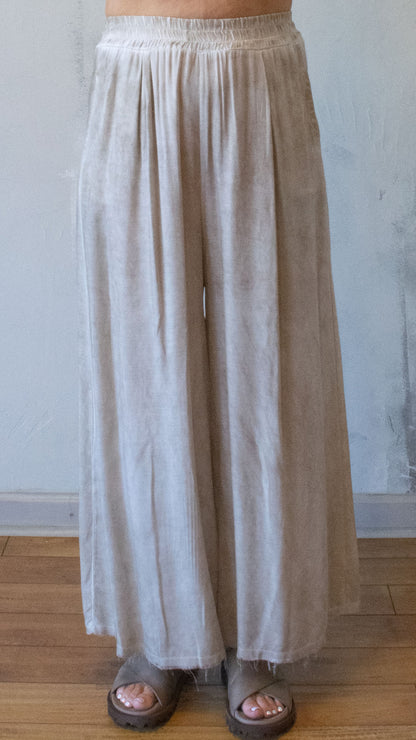 Wide Leg Drape Trouser (Multiple Colors)