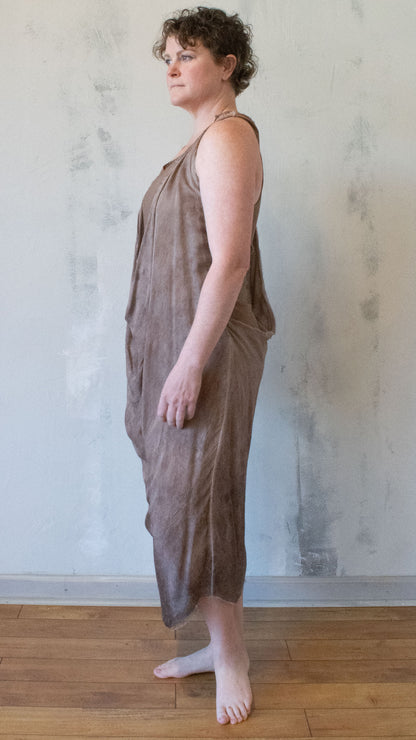 Racer Back Dress in Cinnamon