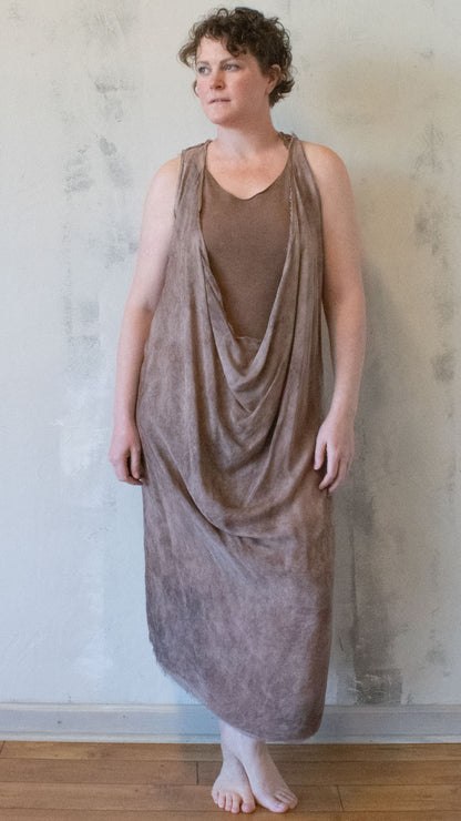 Racer Back Dress in Cinnamon