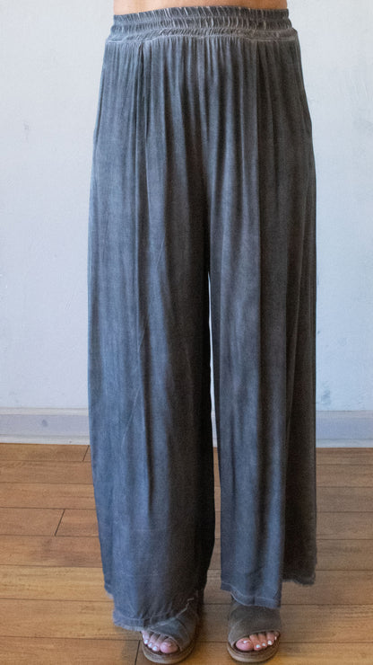Wide Leg Drape Trouser (Multiple Colors)