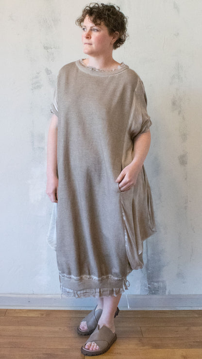 Terry Dress in Cinnamon