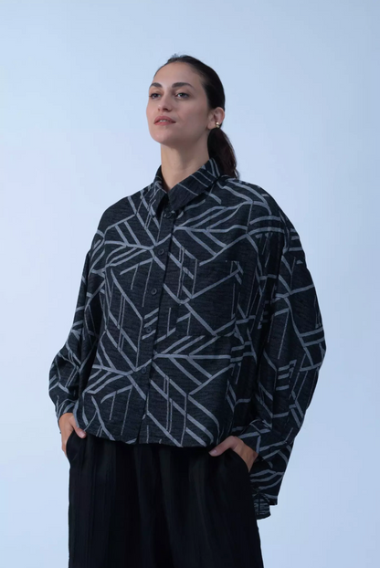 Exquisite Shirt in Geometric