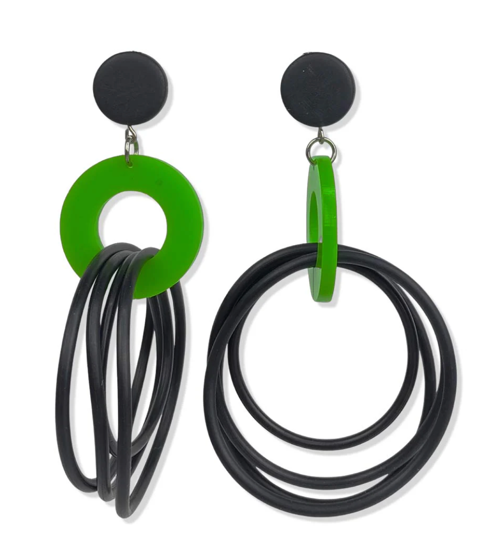 Rubber Rings Earring (Multiple Colors)