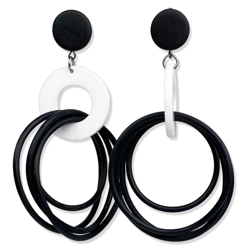 Rubber Rings Earring (Multiple Colors)