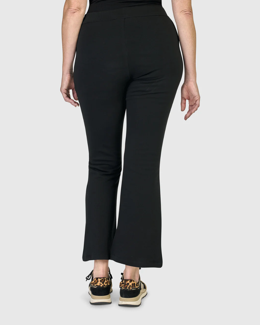 Terry Kick Flare Slim Pant