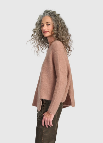 Sculpt Boxy Sweater in Sand