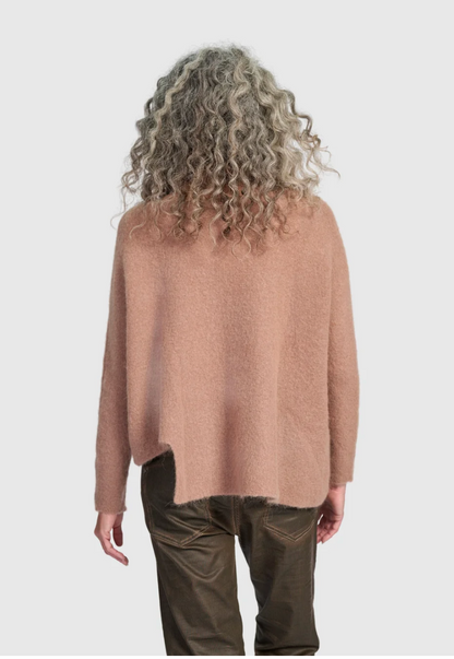 Sculpt Boxy Sweater in Sand