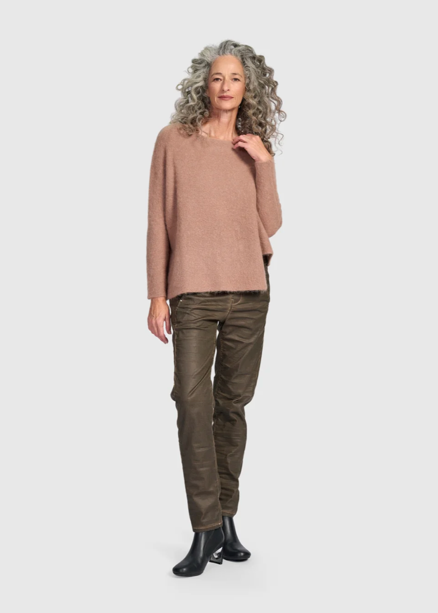 Sculpt Boxy Sweater in Sand