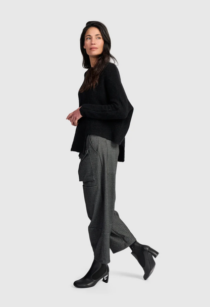 Sculpt Boxy Sweater in Black