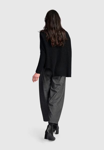 Sculpt Boxy Sweater in Black
