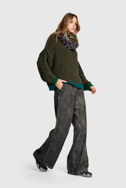 Riff Boucle Sweater in Pine