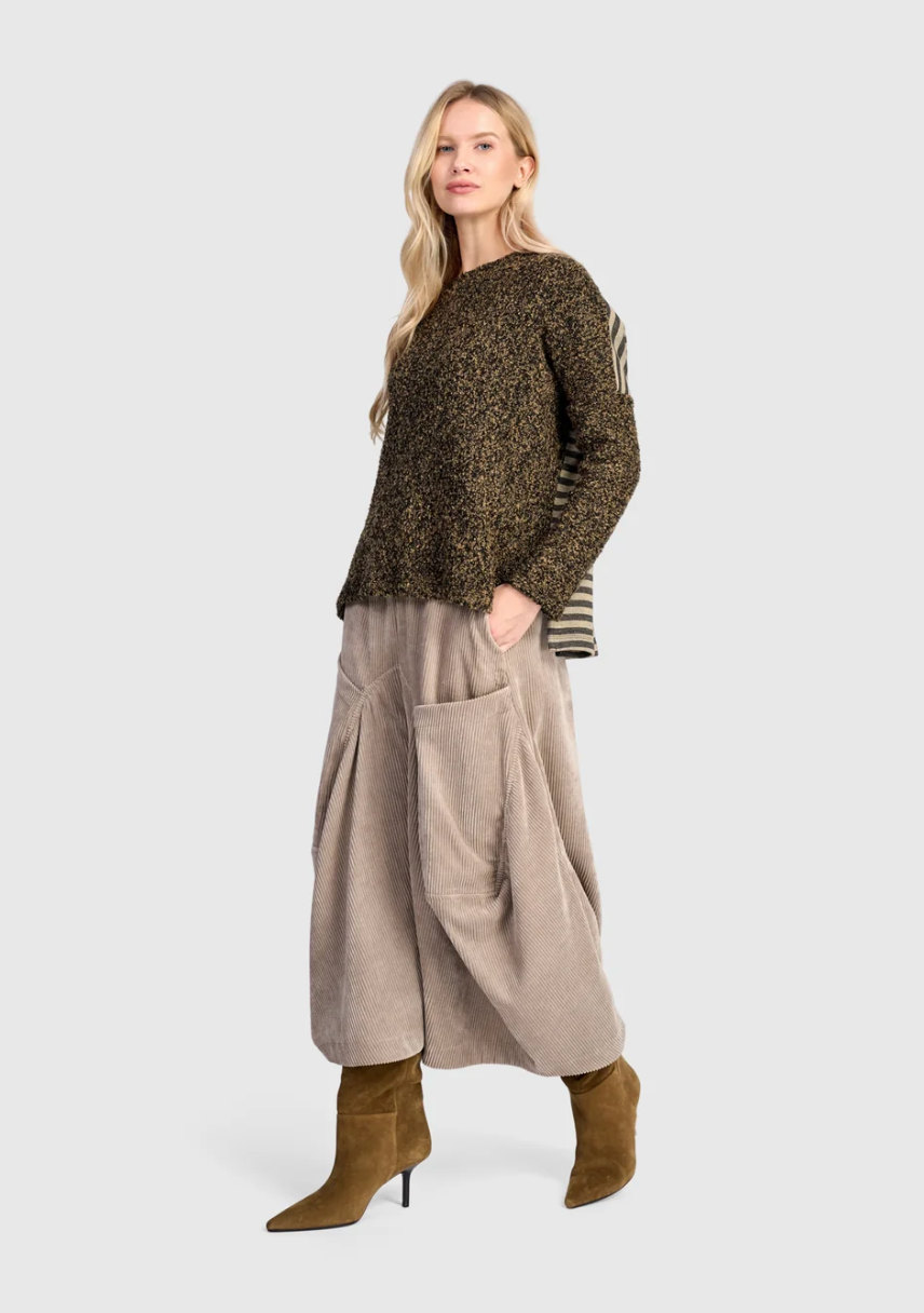 Cord Harem Pant in Sand