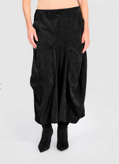 Corduroy Pants in Black