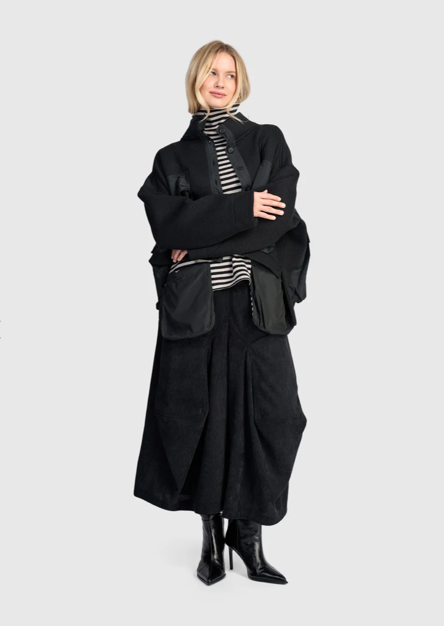 Corduroy Pants in Black