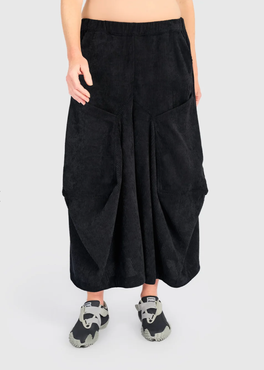 Corduroy Pants in Black