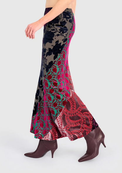 Reliquary Slim Skirt in Regal